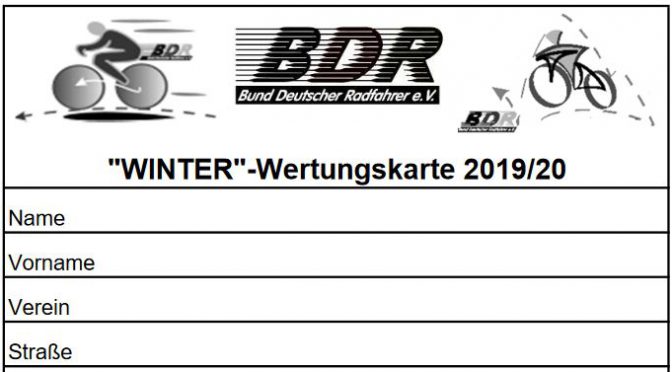 WINTER-Wertungskarte 2019-2020