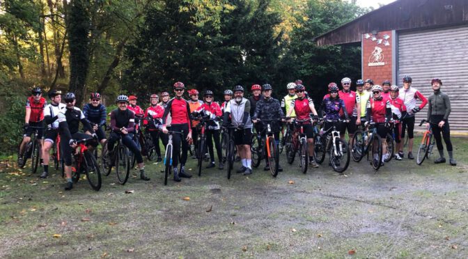 Abradeln zur Crossrennstrecke in Lünen