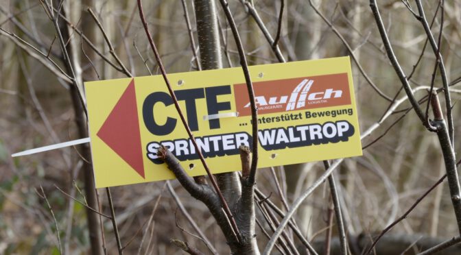 RC Sprinter Waltrop CTF Schild