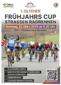 Plakat zum 1. Olfener Frühjahrs Cup – Straßenradrennen