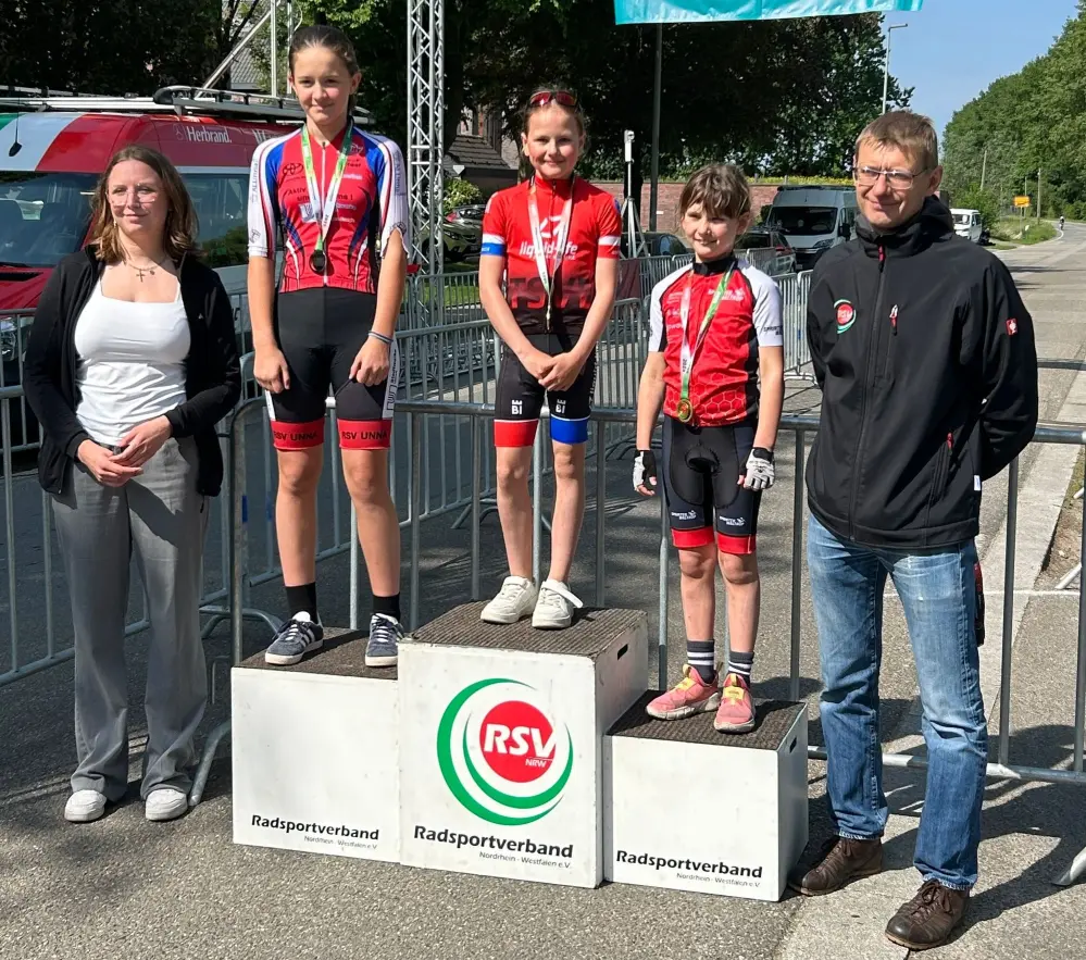 NRW-Meisterschaft Einzelzeitfahren - Hermine Klomfaß auf Platz 3