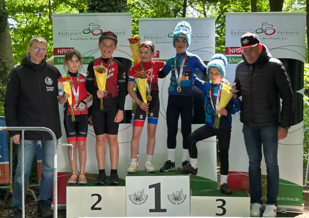 NRW-Meisterschaft Straße - Hermine Klomfaß auf Platz 2