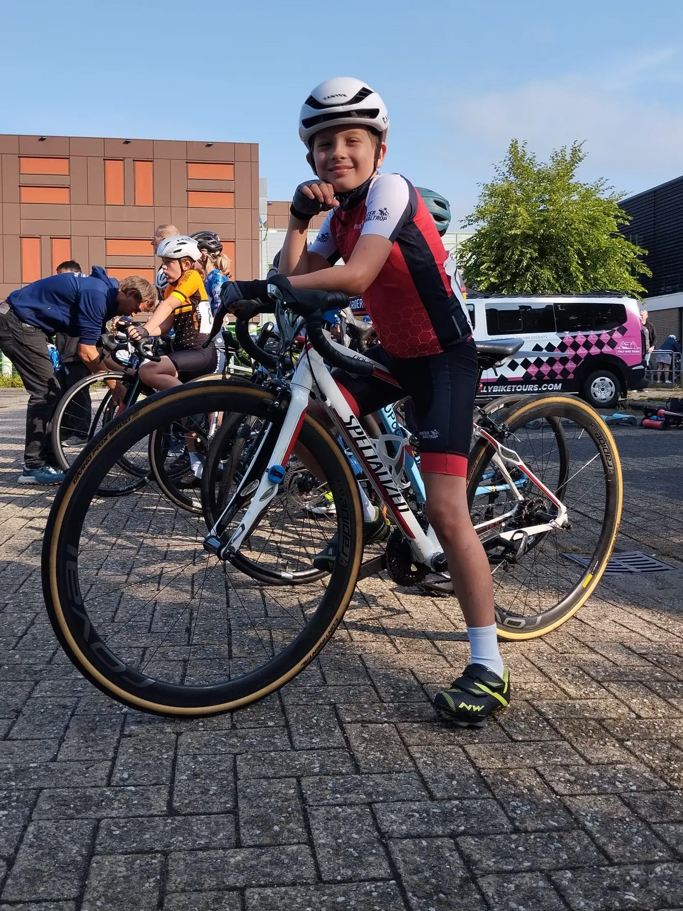 Oliver und Paul bei der European Junior Cycling Tour