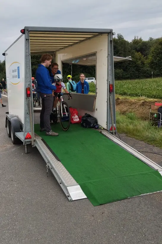 RC Sprinter Waltrop European Junior Cycling Tour Assen Oliver Haardt vor dem Start zum Zeitfahren