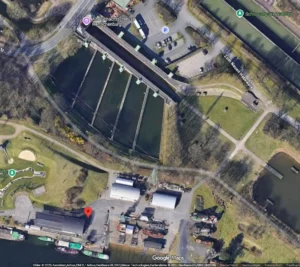 Standort Google Maps: LWL-Museum Schiffshebewerk Henrichenburg Holzsaal