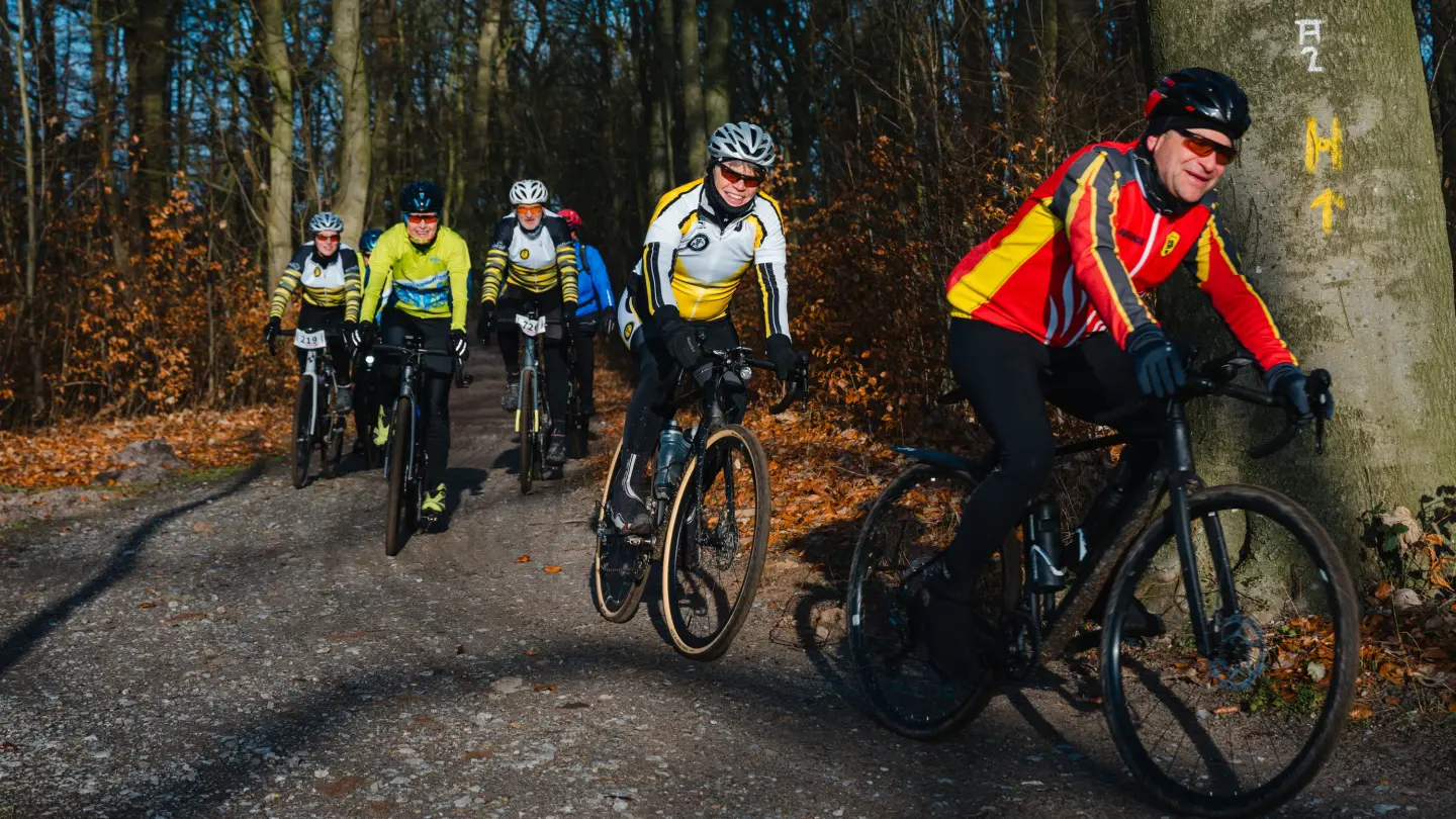 RC Sprinter Waltrop WWBT CTF 2026 - Radsportler auf einem Waldweg