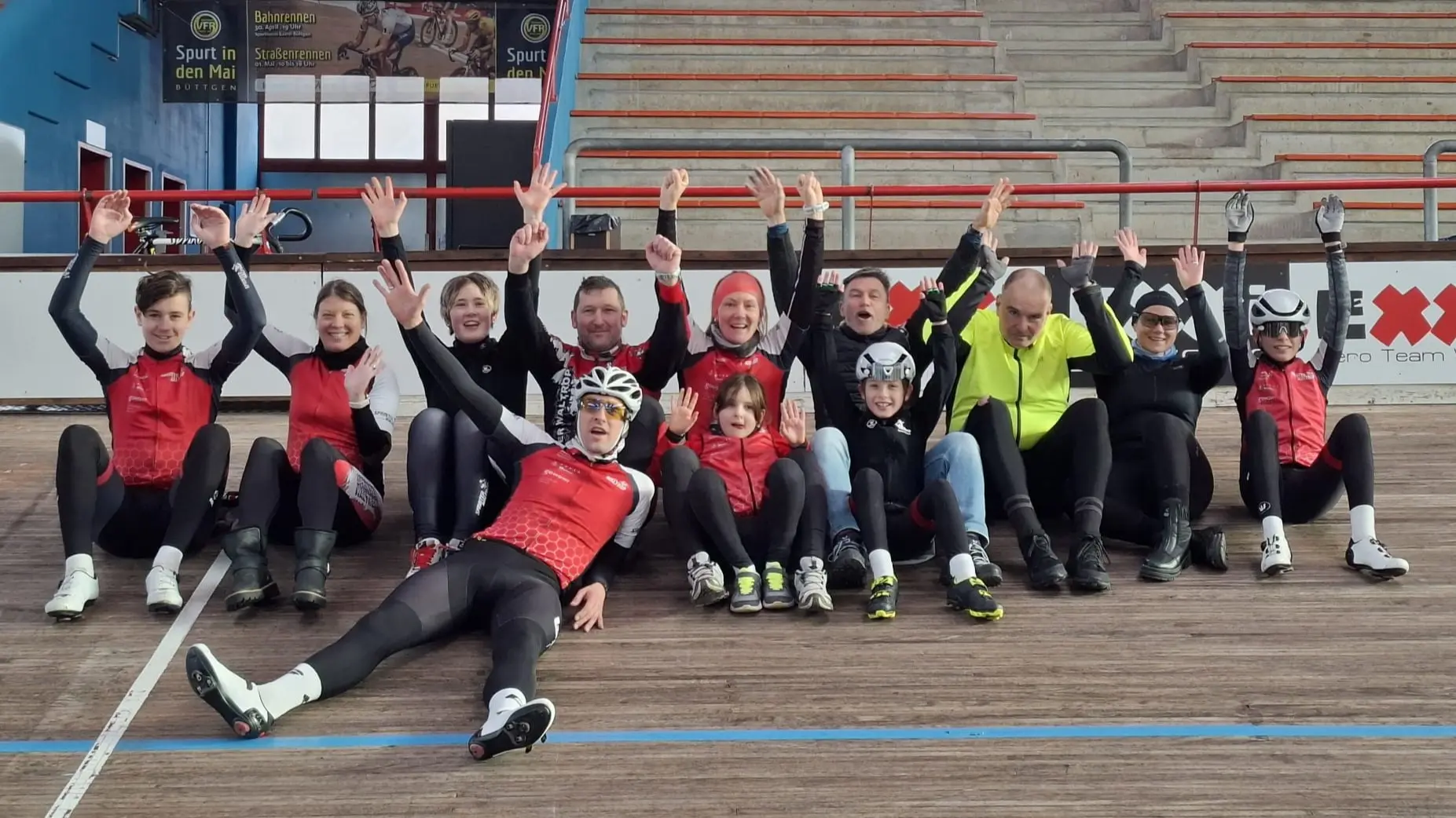 Exklusives Bahntraining der Sprinter in Büttgen